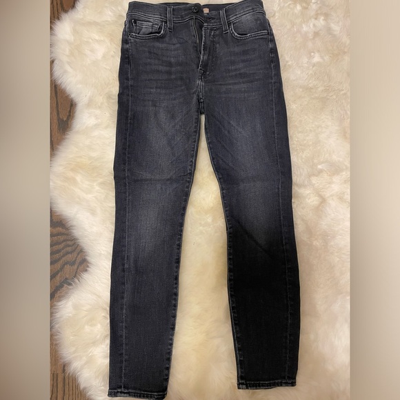 Seven For All Mankind Luxe Vintage Skinny Jean - Washed Black - 27 - Picture 1 of 7